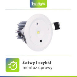 Oprawa awaryjna LED P/T STARLET WHITE II LED SO 100 A 3H MT