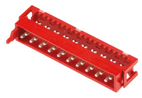 Złącze IDC 20-pinowe 2-rzędowe raster: 1.27mm Męski Montaż na kablu TE Connectivity