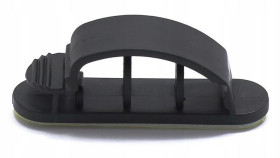 SAMOPRZYLEPNY ORGANIZER UCHWYT KABLI KLIPS 10X