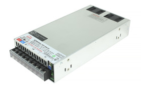 Zasilacz impulsowy nap. wyjściowe: 48V dc 800W 14A 1 wyjście nap. wejściowe: 90 → 264V ac Montaż w obudowie RS