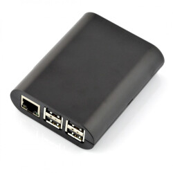 Obudowa Raspberry Pi Model 3B+/3B/2B Simple - czarna
