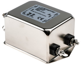 Filtr EMI 30A 1-fazowy 330kΩ 250 V AC/DC 400Hz 2 mH Schaffner Montaż w obudowie