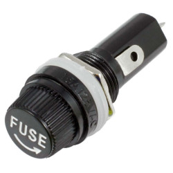 Gniazdo oprawa bezpiecznika szklanego WTA 5x20mm Fuse montaż do obudowy