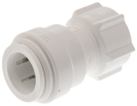 Plastikowa złączka rurowa, typ mocowania: Adapter kurka, rozmiar: 1/2cal, standard: BSP, BSP 1/2 cala