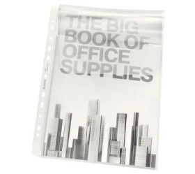 Folder z materiałami informacyjnymi, rozmiar: A4, Bezbarwny, PP