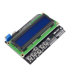 Wyświetlacz LCD z klawiaturą 1602 16x2 Shield niebieski dla Arduino UNO