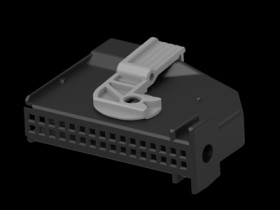 Enclosure cover, 32 positions, for socket housing, 1-967348-2