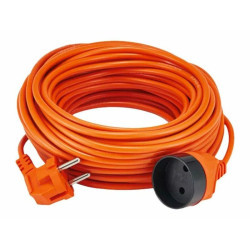 Przedłużacz ogrodowy 20m pomarańczowy 2x1,5mm