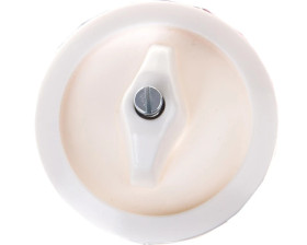 Berker 1930/GLASSERIE/PALAZZO Plakietka do łącznika obrotowego śnieżnobiała 1647