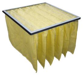 Filtr powietrza HVAC F8 wymiary rzeczywiste 592 x 287 x 350mm kieszeniowy wymiary 24 x 12 x 15cal głębokość 350mm