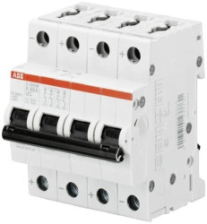 Wyłącznik nadprądowy 4P char. K 2A 10kA AC/DC S204M-K2UC 2CDS274061R0277
