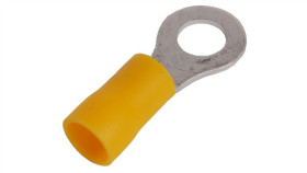 Końcówka Kablowa Izolowana Oczkowa Cu M6 100Szt Żółta Oky6