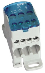 Blok rozdzielczy, mostek łączeniowy 80 A 1x6-16mm,4x2,5-6mm,2x2,5-16mm UKK80A