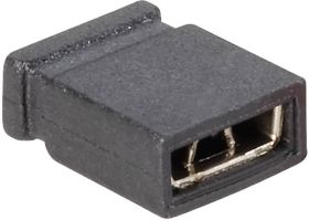 Zworka ze złączem żeńskim Wymiary siatki: 2.54 mm Ilość styków:2 Fischer Elektronik CAB 4 G S Zawartość: 1 szt.