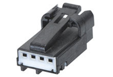 Złącze samochodowe 4-pinowe Molex -rzędowe Żeński 9 A, 11 A Montaż na kablu Połączenie zagniatane Obudowa zagniatana