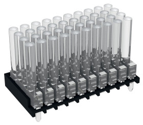 Światłowód do LED, sztywny, prosty, dł. 30mm, 4-rzędowy, 40-drożny, , MENTOR