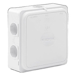 Fibox 8600673 Junction Box 110x110x49mm White IP65 Indoor/Outdoor Use