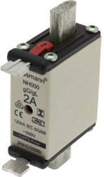 Eaton 2NHG000BI Bezpiecznik NH z mechanicznym wskaźnikiem stanu bezpiecznika Rozmiar bezpiecznika = 000 2 A 500 V 3 szt.