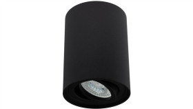 Oprawa Natynkowa Halogenowa Spot Tuba Ruchoma Amat-L Gu10 Okrągła Czarna...