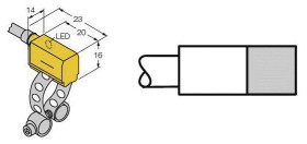 Turck Czujnik pola magnetycznego PNP BIM-PST-AP6X