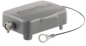 Cover cap, size B6, die-cast aluminum, longitudinal bow locking, IP65, 1665200000