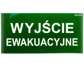Piktogram 150x300mm wyjście ewakuacyjne PD21
