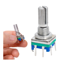Moduł - Encoder impulsator EC11 - 20-impulsów z przyciskiem - rotary enkoder