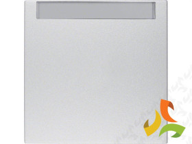 B.Kwadrat/B.7 Klawisz z polem opisowym do wyłączników 1 pojedynczy aluminium mat lakierowany 16261404 HAGER