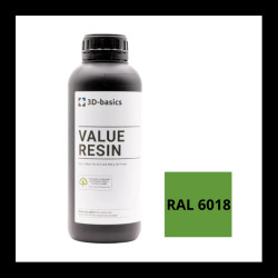 Żywica 3D Basics | RAL 6018 Yellow green - 1kg