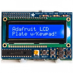 Niebieski negatyw 2x16 LCD + klawiatura Kit dla Raspberry Pi - Adafruit 1115