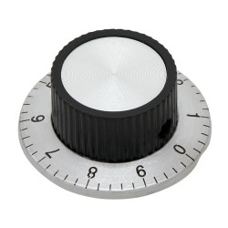 Gałka ze skalą średnica 37mm oś 6mm / 6301