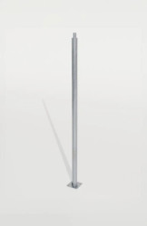 Słup stalowy okrągły jednolity oświetleniowy 3 metry