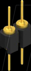 MK 05 2 G Pin header, 1-row, 1 x 2 - 2.54 mm