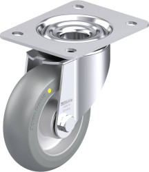 Blickle 936609 LK-ALTH 125K-3-AS-CO Rolka obrotowa z blachy stalowej Średnica koła: 125 mm Maksymalne obciążenie: 350 kg
