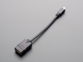 Micro-HDMI to HDMI Socket Adapter Cable [Discontinued]