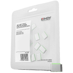 LINDY 40438 LINDY USB-C Socket Lock Set Green 10-Piece Set No Keys