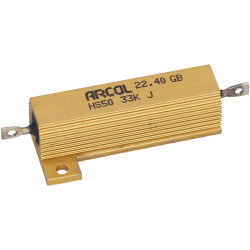 Arcol HS50 33K J 33K 5% 50W Aluminium Clad Resistor