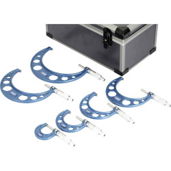 Dasqua 4111-8215 Micrometer set 0-150 mm DIN 863 precise measurement tool