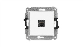 Icon Mechanizm Gniazda Komputerowego Pojedynczego 1Xrj45, Kat. 7, Ekranowane,...