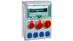 Rozdzielnica Rss-04 Z Rozłącz. 0-1 100A Okienko 12 Mod Okabl 1X32a 3P+N+Z...