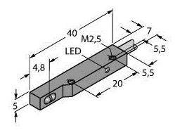 Czujnik światła Turck VSMQAP6CV20 3013383 1 szt.