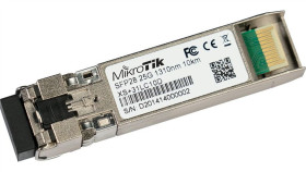 Moduł Sfp/Sfp+/Sfp28 1/10/25Gb/S, Sm, 10Km, 1310Nm Mikrotik Xs+31Lc10d