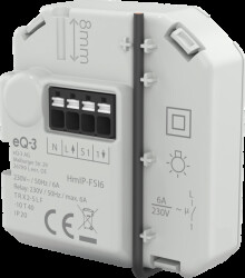162805A0 Switch Actuator with Push-Button Input (6 A) - Flush-Mounted