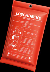 1,2 X 1,2 M LÖSCHDECKE Fire blanket, 120 x 120 cm
