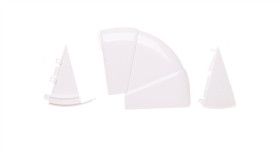 Naroże Kanału Zewnętrzne Regulowane Dlp 65X150 /1X Przegroda/ 010636