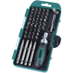 Brüder Mannesmann M29893 Bit Set 49-Piece Durable and Versatile