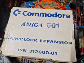 Amiga 501 Ram/Clock Expansion Boxed