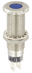 Lampka kontrolna do montażu panelowego 5 → 28V, niebieska 8.2 x 7.6mm LED Sloan