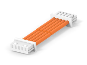 Kabel przewód-płytka, 300 V, raster: 2.5mm, 300mm, Pomarańczowy