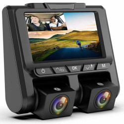 Rejestrator trasy TAXI WDR A1 4K dwie 2 kamery, podwójny 170st. kąt widzenia